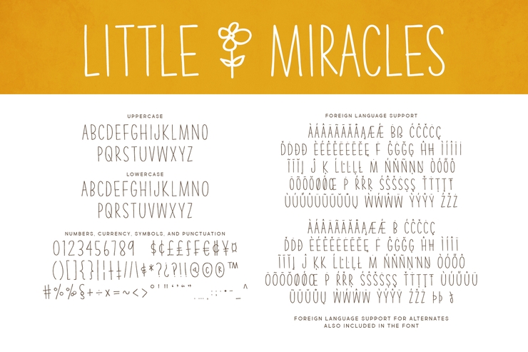 Little Miracles字体 3
