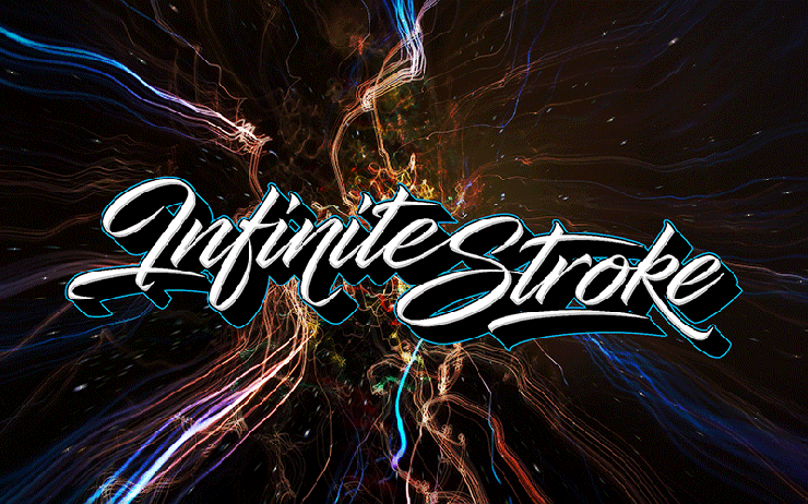 Infinite Stroke字体 1