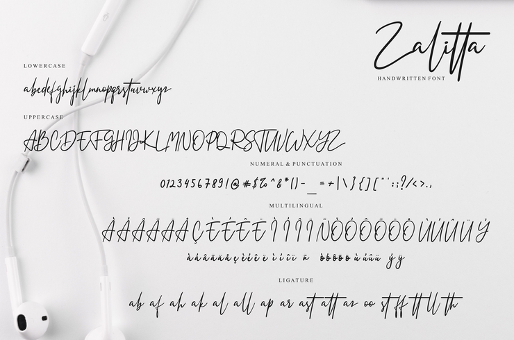 Zalitta字体 2
