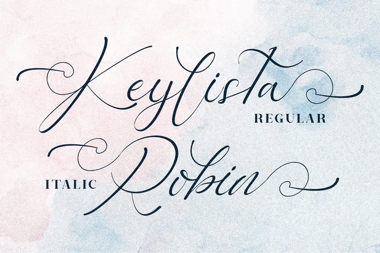 Keylista Robin字体 3