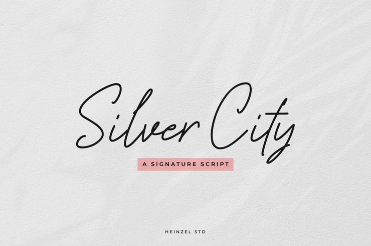 Silver City字体 1