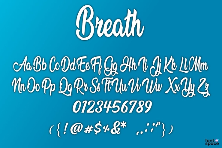 BB Breath字体 1