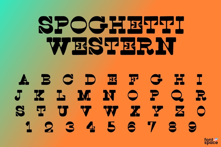 Spoghetti Western字体 1