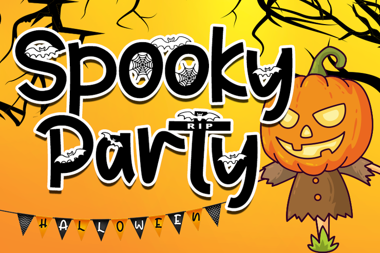 Spooky Party -字体 3