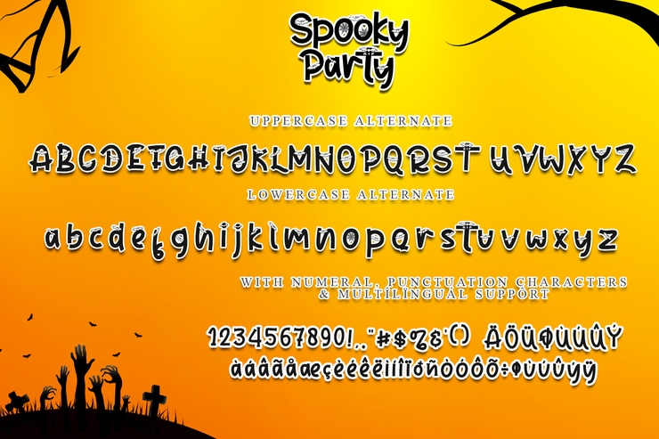 Spooky Party -字体 6