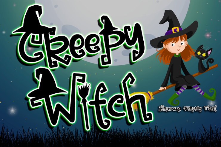 Creepy Witch -字体 3