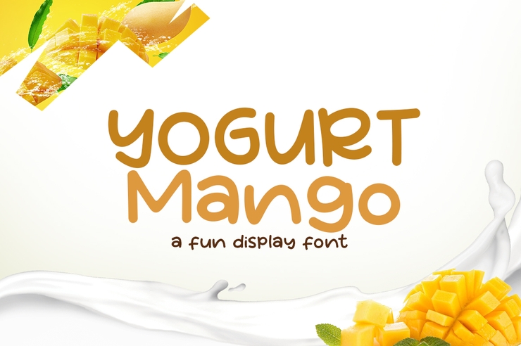 Yogurt Mango字体 1