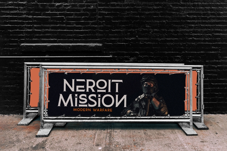 NEROIT MISSION字体 10