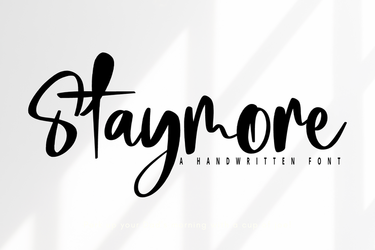 Staymore字体 6
