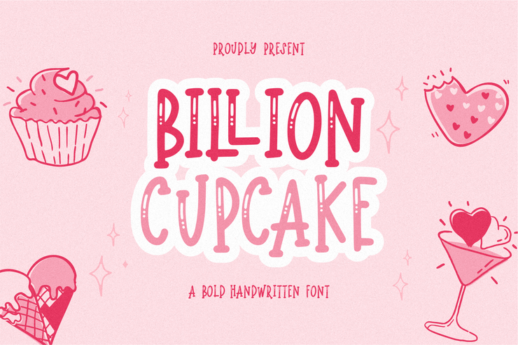 Billion Cupcake字体 7