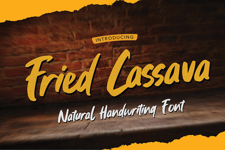 Fried Cassava字体 1