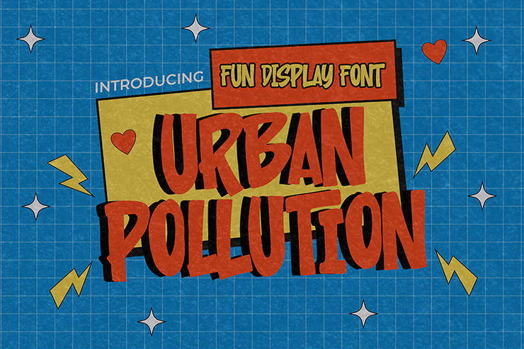 Urban Pollution字体 1