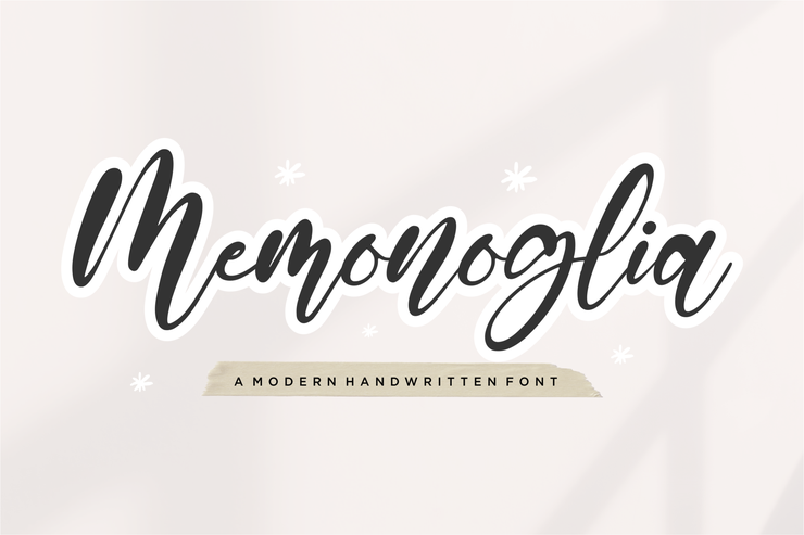 Memonoglia字体 7