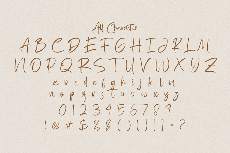 Rattfiny Script字体 3