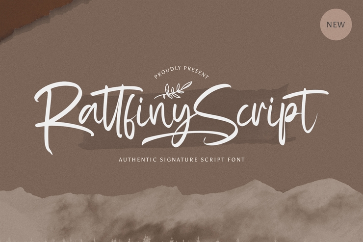 Rattfiny Script字体 9