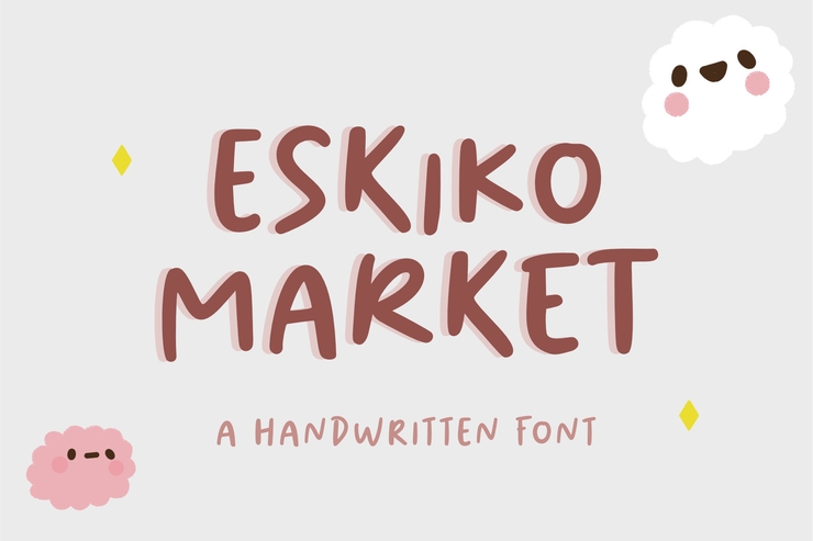 Eskiko Market Handwritten字体 3