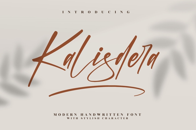 Kalisdera字体 1
