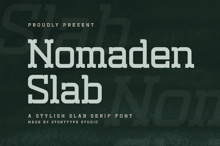 Nomaden Slab字体 4