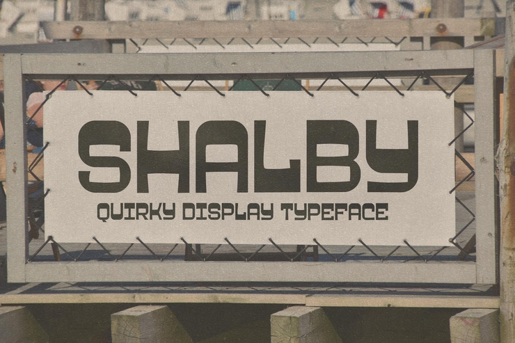 SHALBY字体 9