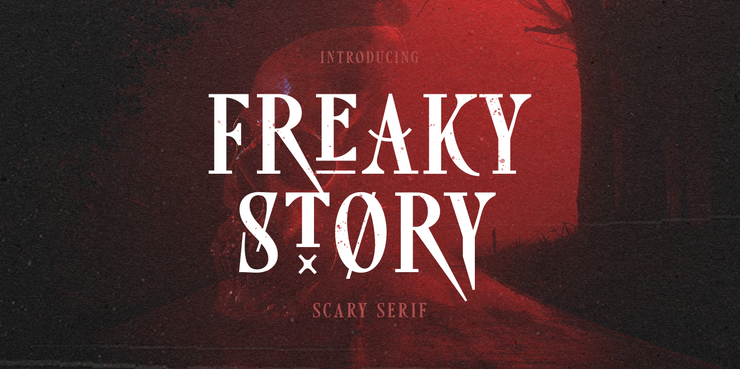 Freaky Story字体 1