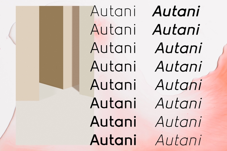 Aotani字体 10