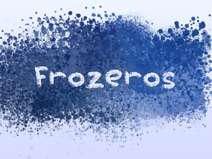 f Frozeros字体 1