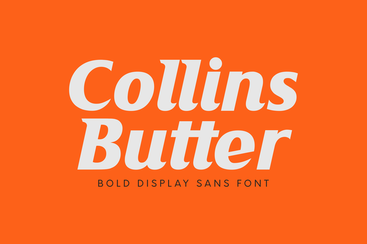 Collins Butter字体 10