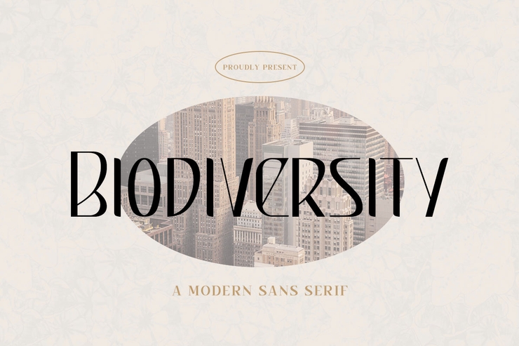 Biodiversity字体 1