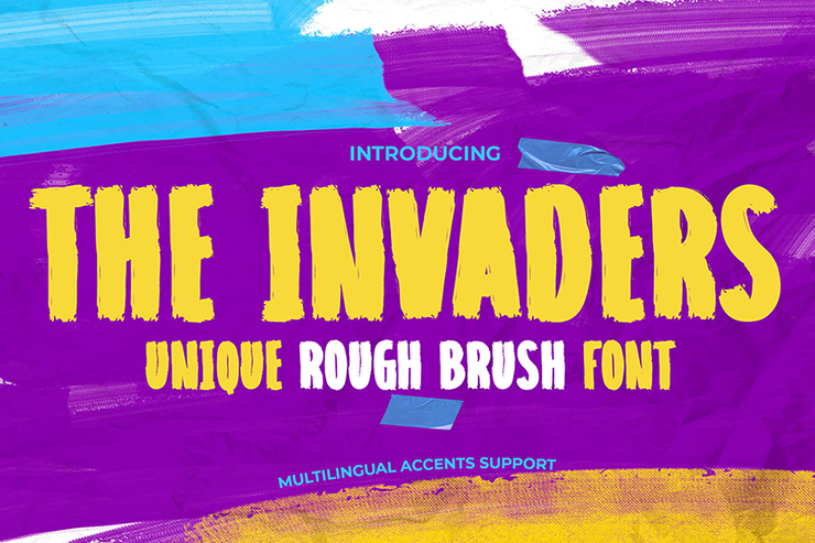 The Invaders字体 1