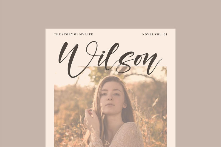 Wilonata Pevita字体 3