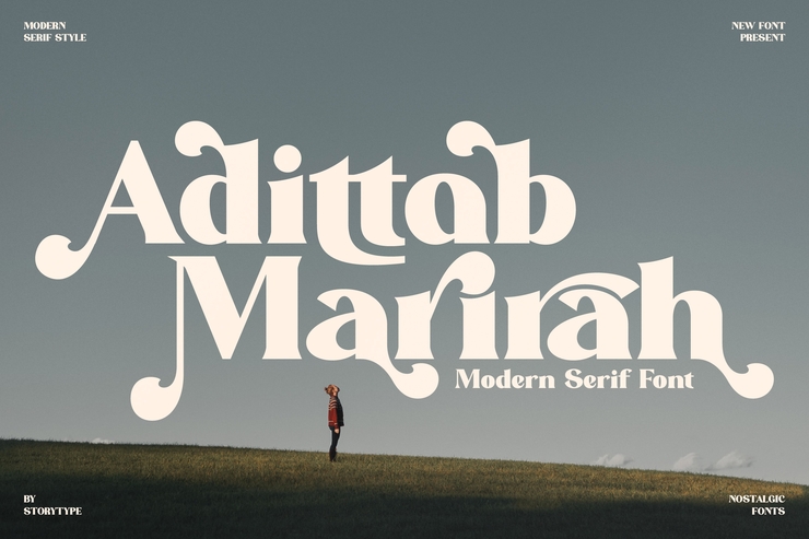 Adittab Marirah字体 3