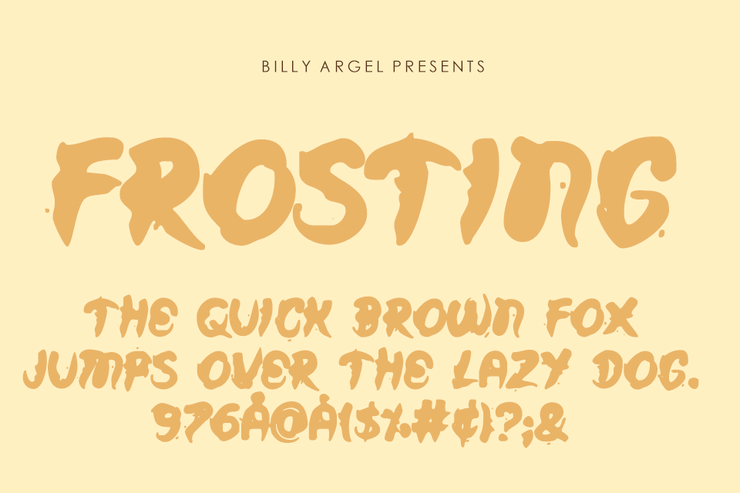 FROSTING BW字体 1