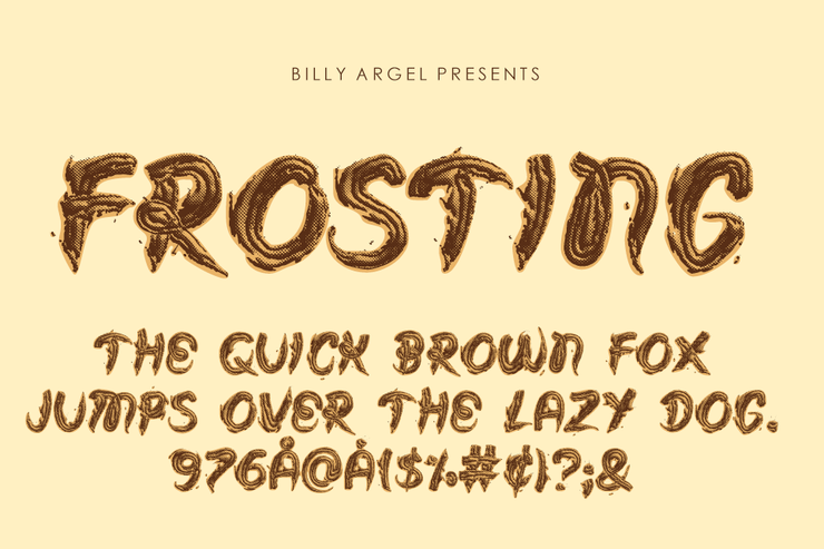 FROSTING BW字体 2