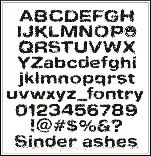 Sinder字体 4