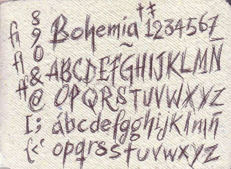 Bohemia字体 1