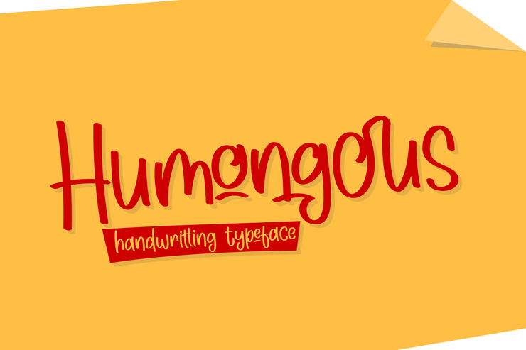 Humongous字体 3