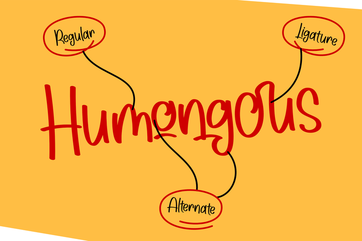 Humongous字体 4