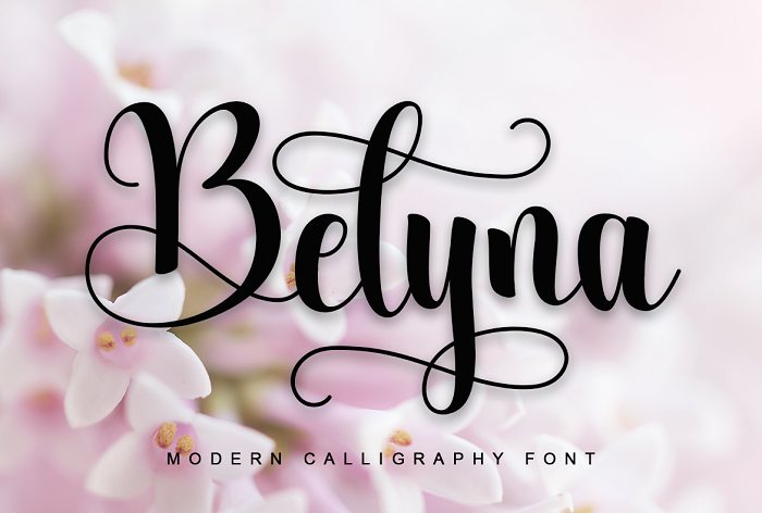 Belyna字体 1