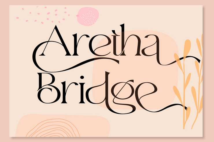 Aretha Bridge字体 1