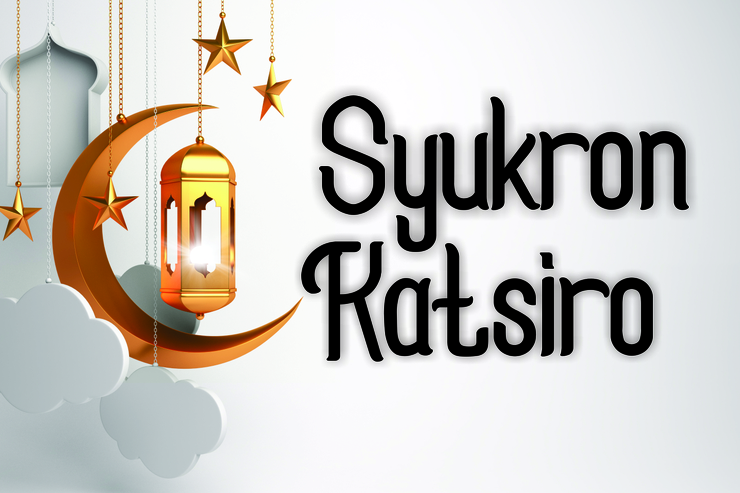 Puasa Ramadhan字体 5