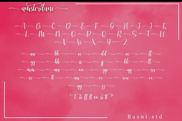 amsterdune字体 3