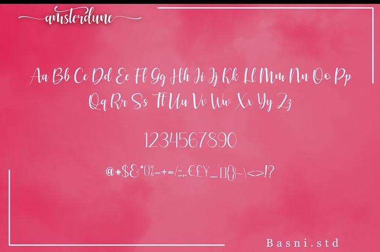 amsterdune字体 7