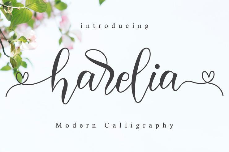 Harelia字体 1