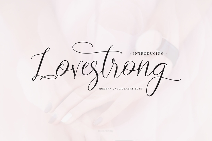 Lovestrong字体 4