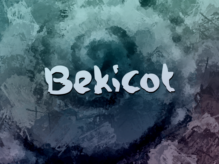 b Bekicot字体 1