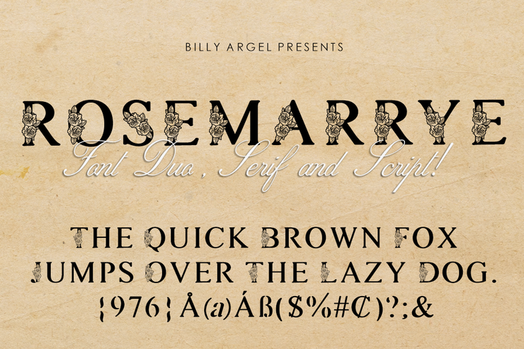ROSEMARRYE字体 6