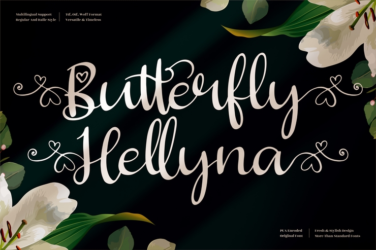 Butterfly Hellyna字体 2