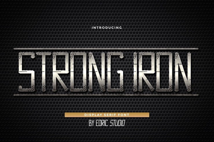 Strong Iron字体 1
