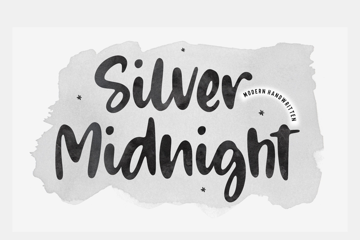 Silver Midnight字体 1