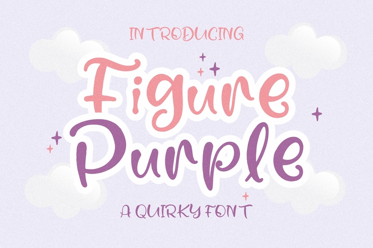 Figure Purple字体 4